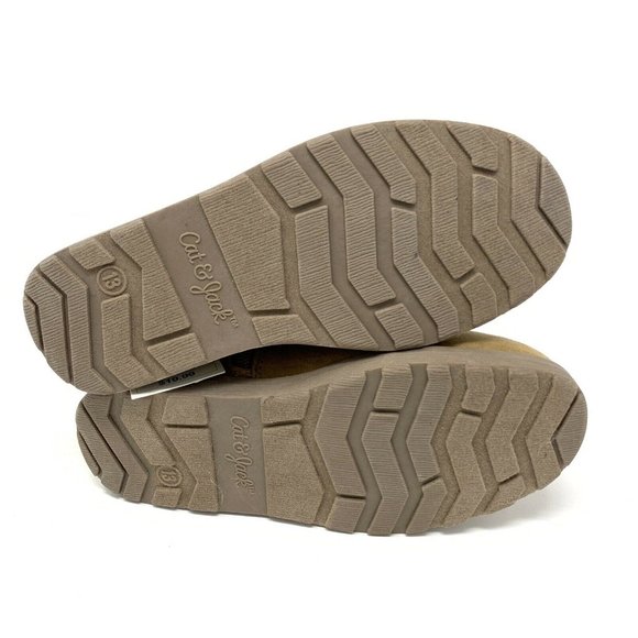 NWT Cat & Jack Girls' Haiden Tan Winter Boots - Picture 7 of 12